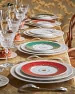 Image 4 of 5: Bernardaud Noel Red Gift Salad Plate