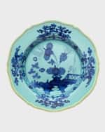 Richard Ginori Oriente Italianoイリス 27cm Iris blue flat plate in porcelain | GINORI 1735