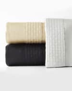 Image 2 of 4: Donna Karan Home Silky Stripe King Duvet