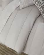 Image 1 of 4: Donna Karan Home Silky Stripe King Duvet