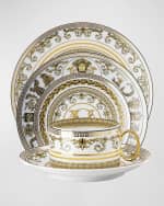 Image 2 of 2: Versace Virtus Gala White Salad Plate