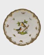 Image 2 of 2: Herend Rothschild Bird Green Motif 08 Salad Plate