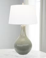Image 2 of 2: Couture Lamps Ceramic Gourd Table Lamp 