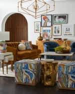 Image 2 of 3: Burl Wood Credenza 