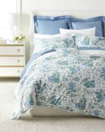 Image 4 of 4: Matouk Schumacher Pomegranate Duvet, KING