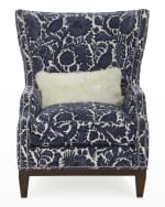 Image 3 of 5: Massoud Harrington Wing Chair
