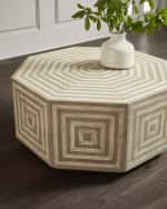 Image 4 of 4: Hooker Furniture Octogonal Cocktail Table 