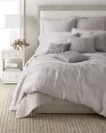 Image 4 of 4: Donna Karan Home Silky Stripe King Duvet