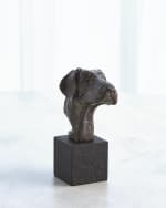 Image 4 of 5: Global Views Labrador Retriever Sculpture