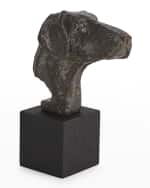 Image 1 of 5: Global Views Labrador Retriever Sculpture