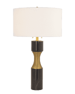 Image 3 of 4: Global Views Marble Cinch Lamp