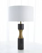 Image 4 of 4: Global Views Marble Cinch Lamp