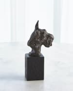 Image 2 of 2: Global Views Scottish Terrier Sculpture