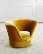 Image 3 of 5: Haute House Collins Swivel Chair