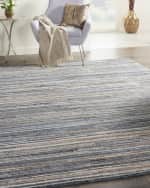 Image 4 of 4: Nourison Logan Hand-Knotted Rug, 10' x 14'