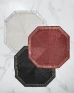Image 3 of 3: Baccarat x Kim Seybert Louxor Placemat, Red