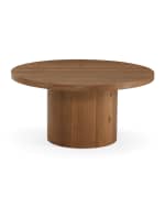 Image 2 of 6: Four Hands Hudson Round Dining Table