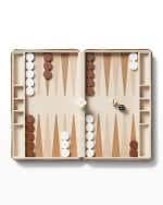 Image 4 of 4: AERIN Enzo Travel Backgammon Set