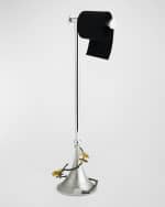 Image 5 of 5: Michael Aram Butterfly Ginkgo Toilet Paper Stand