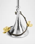 Image 3 of 4: Michael Aram Gold Orchid Toilet Paper Stand