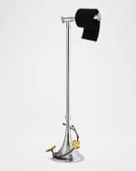 Image 4 of 4: Michael Aram Gold Orchid Toilet Paper Stand