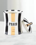 Image 2 of 2: Jonathan Adler Vice Gilded Peace Canister 