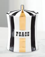 Image 1 of 2: Jonathan Adler Vice Gilded Peace Canister 