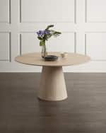 Image 1 of 6: Worlds Away Liliana Dining Table