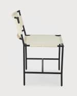 Image 3 of 4: Jamie Young Asher Leather Dining Chair