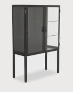 Image 4 of 4: Jamie Young Chauncey Curio Bar Cabinet