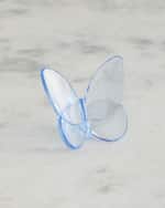 Image 1 of 3: Baccarat Exclusive Lucky Butterfly Figurine, Sky Blue