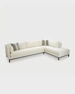 Image 3 of 4: Massoud Annalise Right Chaise Sectional