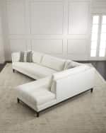 Image 1 of 4: Massoud Annalise Right Chaise Sectional