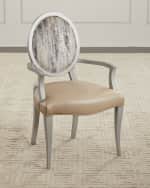 Image 1 of 6: Massoud Zelda Dining Arm Chair