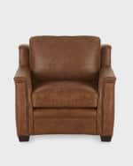 Image 2 of 5: Hooker Furniture Yates Leather Chair 