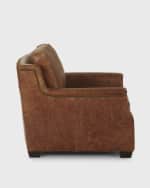 Image 3 of 5: Hooker Furniture Yates Leather Chair 