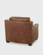 Image 4 of 5: Hooker Furniture Yates Leather Chair 