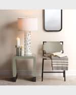 Image 2 of 3: Jamie Young Asher Leather Dining Chair
