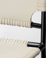Image 3 of 3: Jamie Young Asher Leather Dining Chair