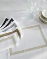 Image 1 of 3: Home Treasures Fino Linen Placemats, Set of 6