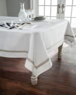 Image 1 of 2: Home Treasures Fino Linen Tablecloth, 72" x 126"
