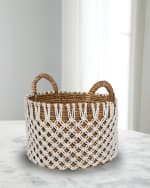 Image 4 of 4: Bradley Banana Leaf Baskets, Set of 3