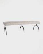Image 2 of 5: Arteriors Bahati Bench, 60"