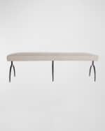 Image 1 of 5: Arteriors Bahati Bench, 60"