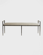 Image 2 of 4: Arteriors Barbana Bench 56" 