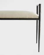 Image 3 of 4: Arteriors Barbana Bench 56" 