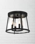 Image 1 of 2: Eurofase Daulle Outdoor Flush Mount