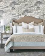 Image 2 of 2: Eastern Accents Amberlynn Mitered Picot Duvet Cover