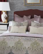 Image 2 of 2: Eastern Accents Evie Damask Duvet Cover
