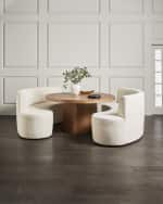 Image 6 of 6: Four Hands Hudson Round Dining Table